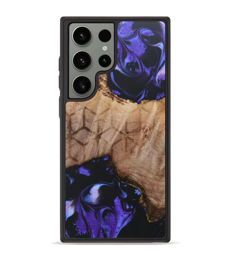 Galaxy S23 Ultra Wood+Resin Phone Case - Elaina (Pattern, 677318)