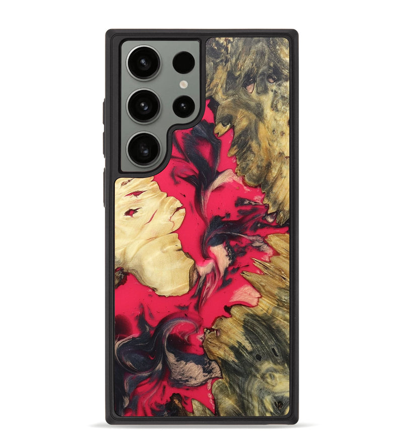 Galaxy S23 Ultra Wood+Resin Phone Case - Kathi (Mosaic, 677357)