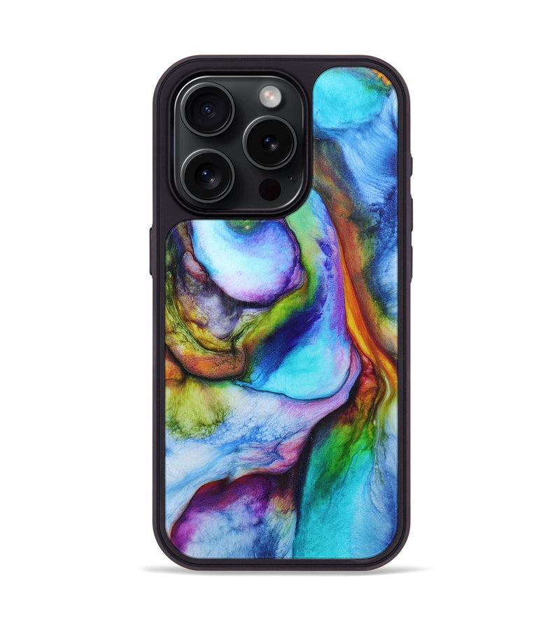 iPhone 15 Pro ResinArt Phone Case - Omar (Watercolor, 677440)