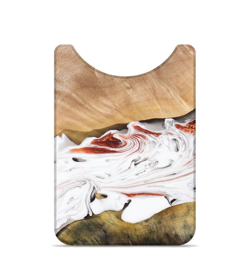 Live Edge Wood+Resin Wallet - Ralph (Black & White, 677473)