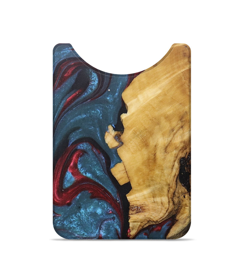 Live Edge Wood+Resin Wallet - Marlon (Blue, 677485)