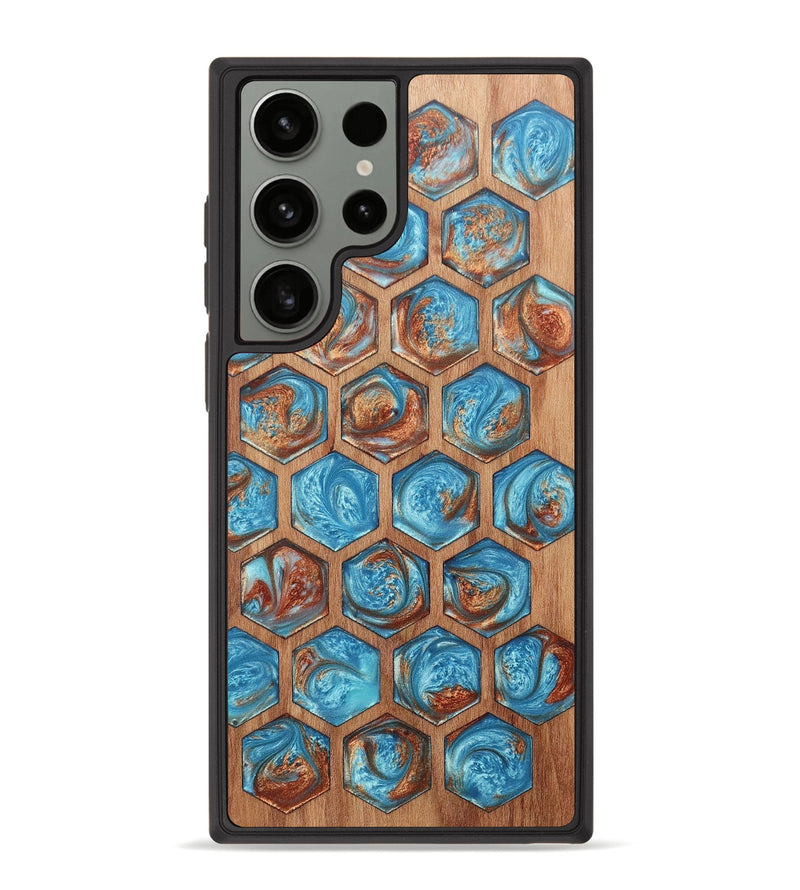 Galaxy S23 Ultra Wood+Resin Phone Case - Walker (Pattern, 677651)