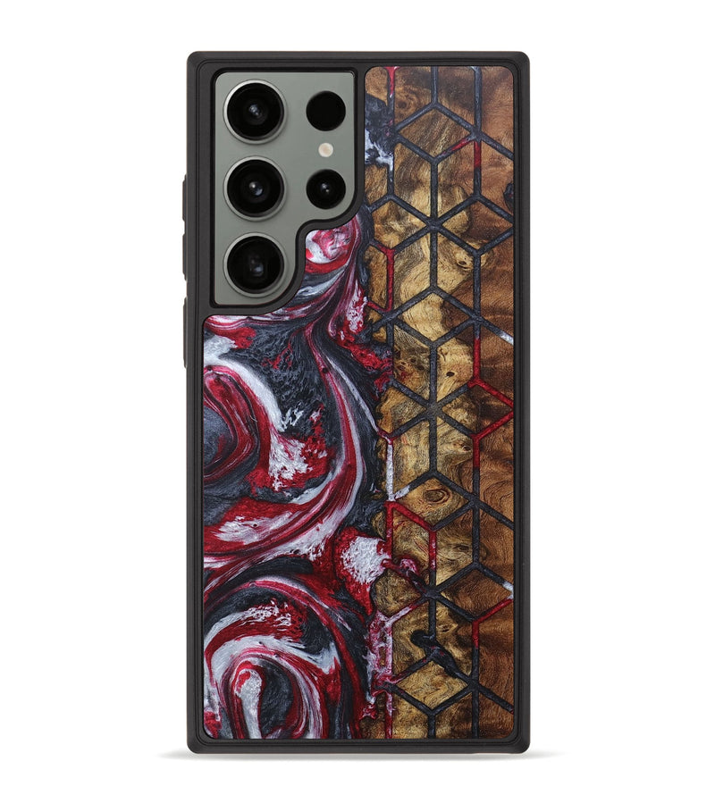 Galaxy S23 Ultra Wood+Resin Phone Case - Orlando (Pattern, 677661)