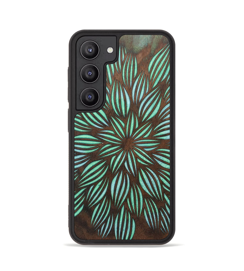 Galaxy S23 Wood+Resin Phone Case - Eunice (Pattern, 677662)