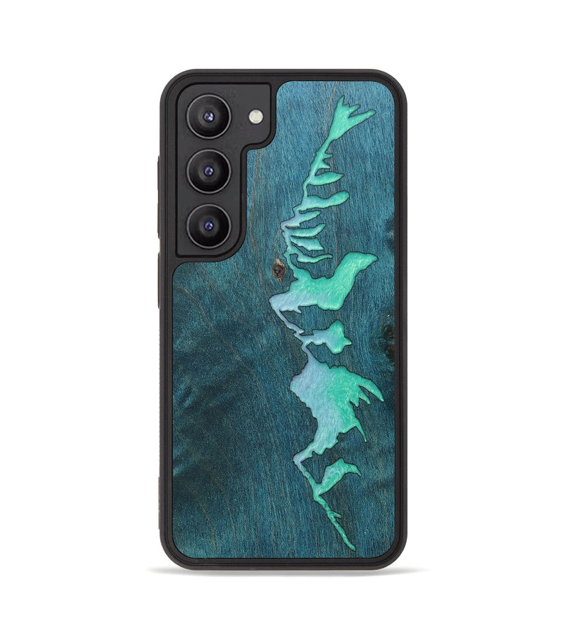 Galaxy S23 Wood+Resin Phone Case - Juan (Pattern, 677663)