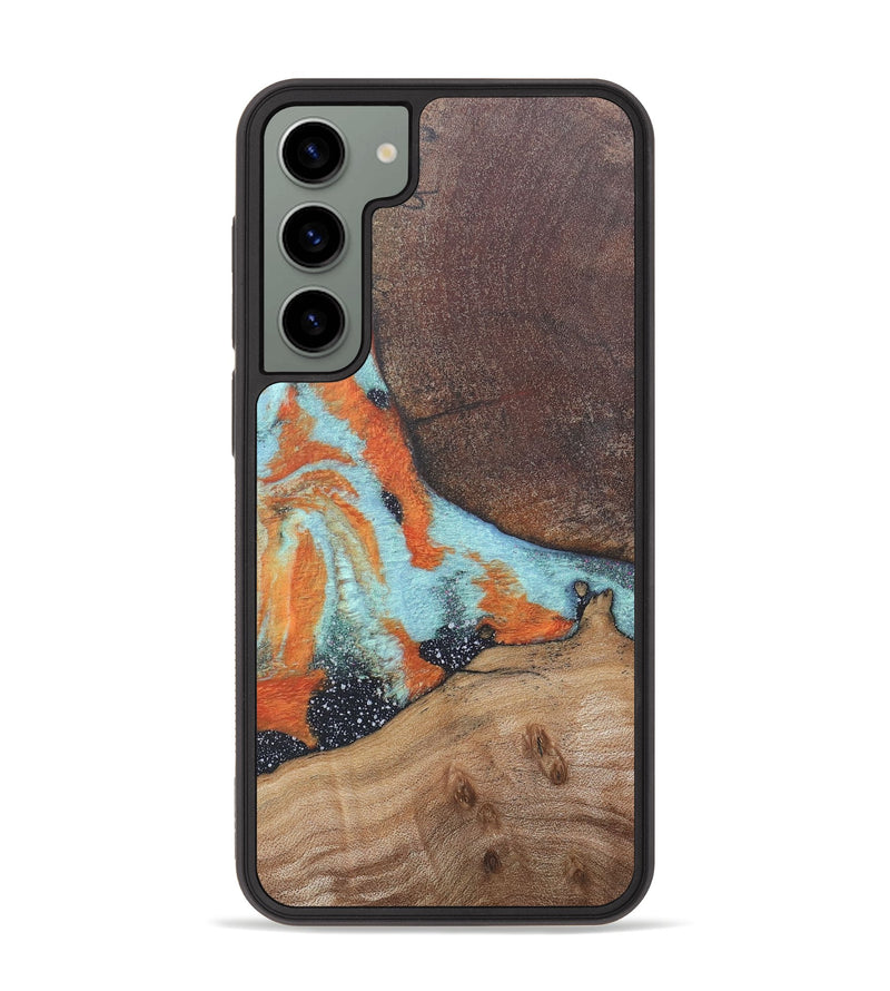 Galaxy S23 Plus Wood+Resin Phone Case - Jazmin (Cosmos, 677820)
