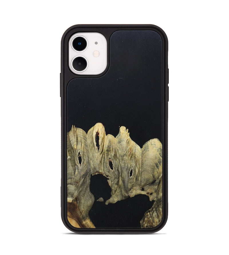 iPhone 11 Wood+Resin Phone Case - Beckett (Pure Black, 677853)