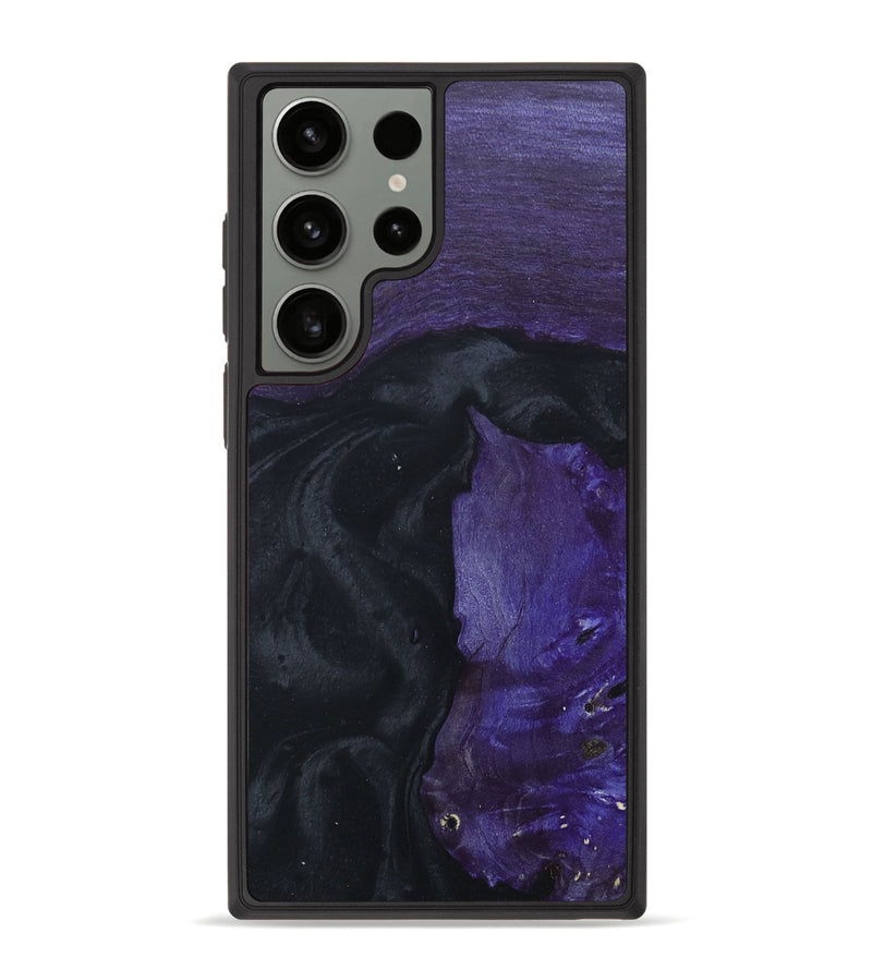 Galaxy S23 Ultra Wood+Resin Phone Case - Jaxon (Pure Black, 677861)