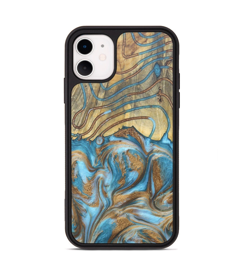 iPhone 11 Wood+Resin Phone Case - Lorena (Pattern, 677986)