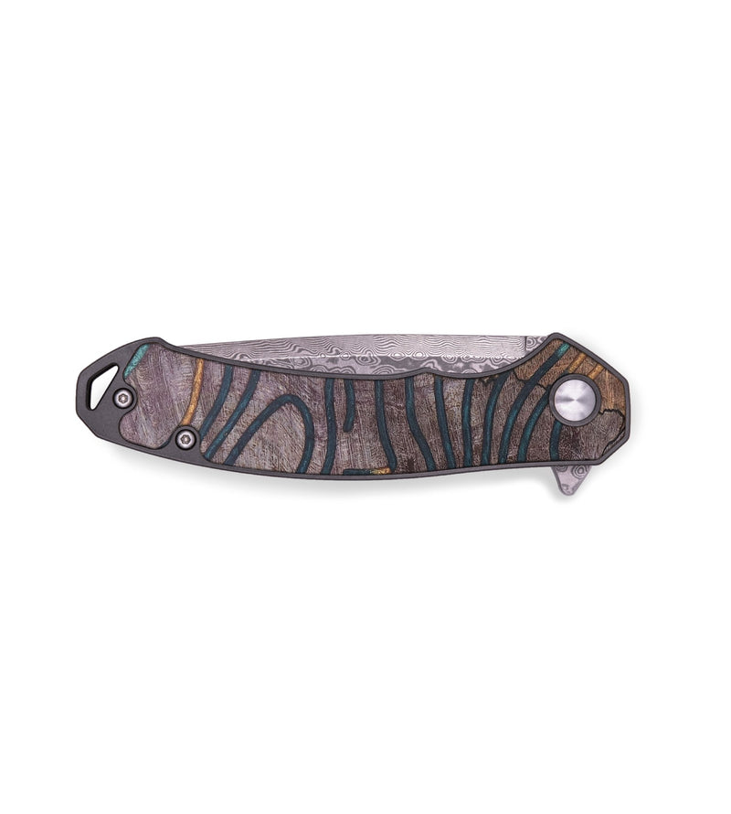 EDC Wood+Resin Pocket Knife - Ariyah (Pattern, 678036)