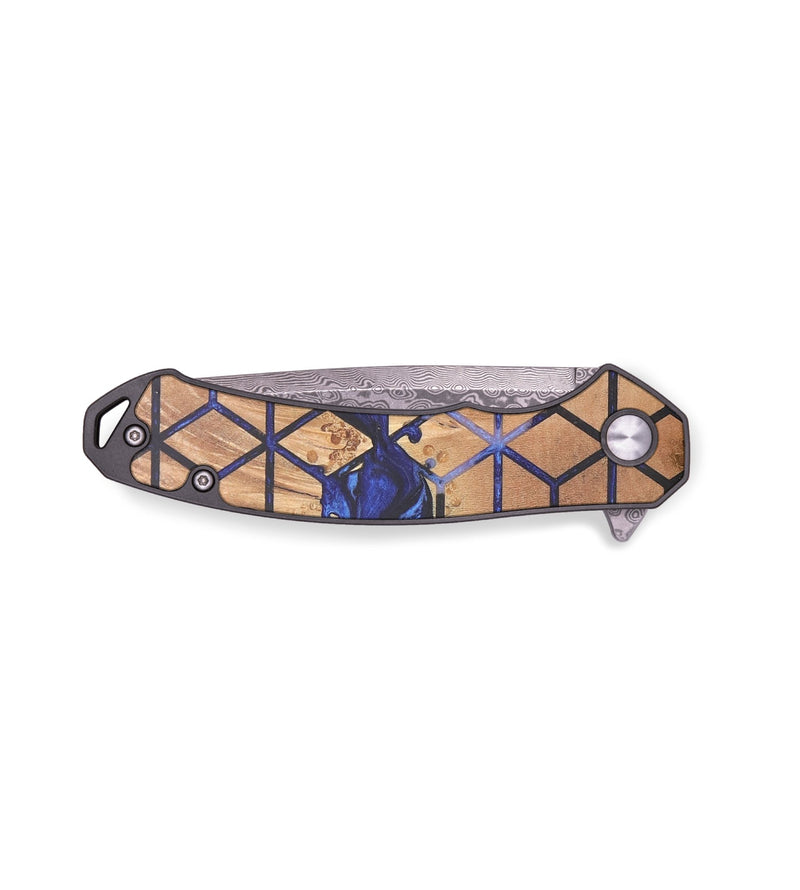 EDC Wood+Resin Pocket Knife - Cohen (Pattern, 678053)