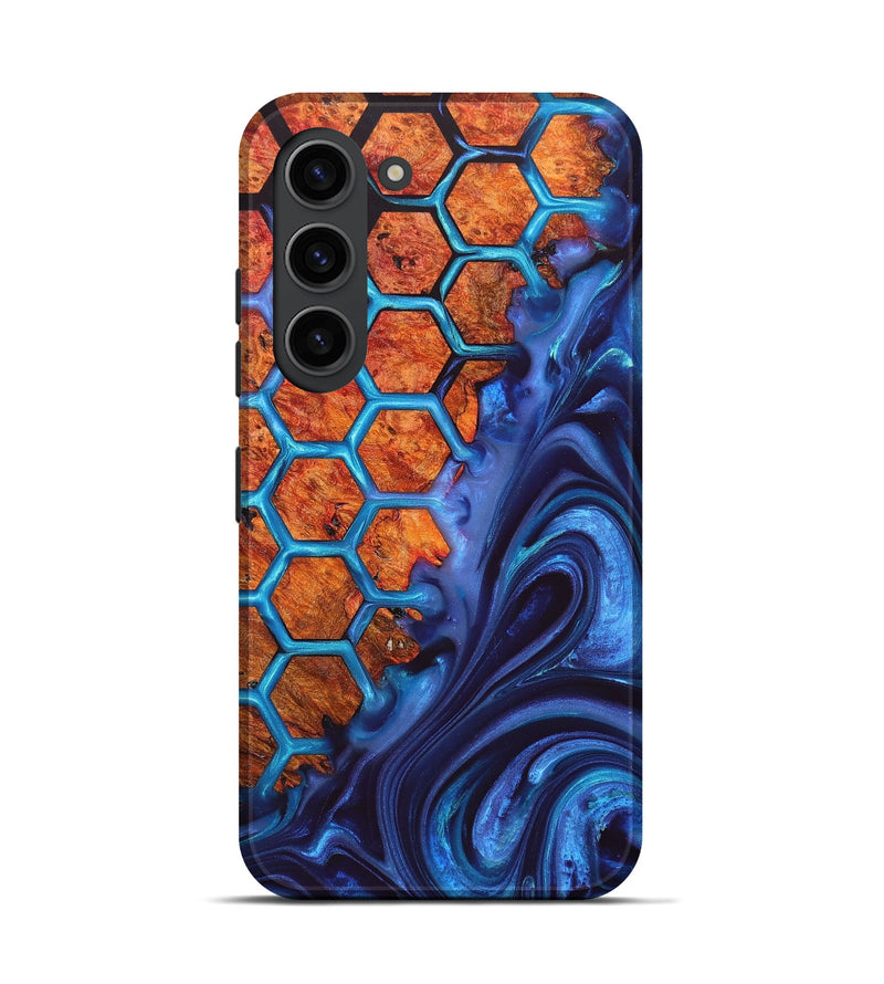 Galaxy S23 Wood+Resin Live Edge Phone Case - Katina (Pattern, 678205)