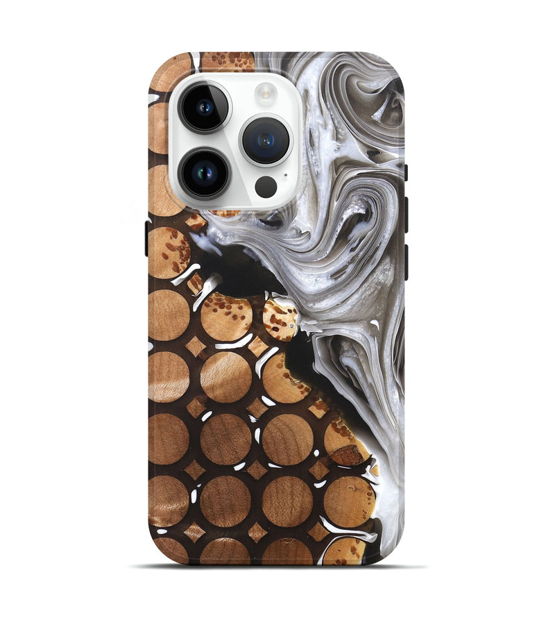 iPhone 15 Pro Wood+Resin Live Edge Phone Case - Virginia (Pattern, 678209)