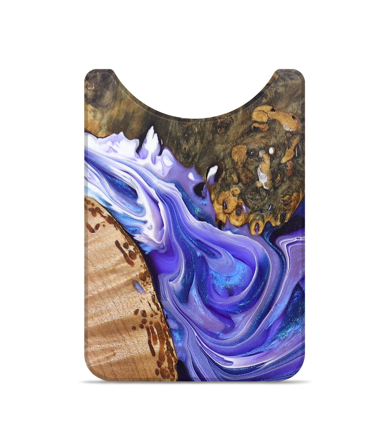 Live Edge Wood+Resin Wallet - Sutton (Purple, 678242)