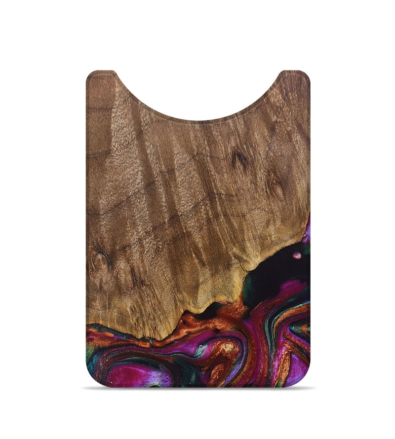 Live Edge Wood+Resin Wallet - Mason (Purple, 678244)