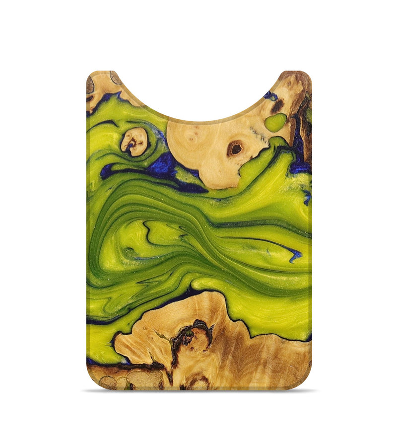 Live Edge Wood+Resin Wallet - Ophelia (Blue, 678275)
