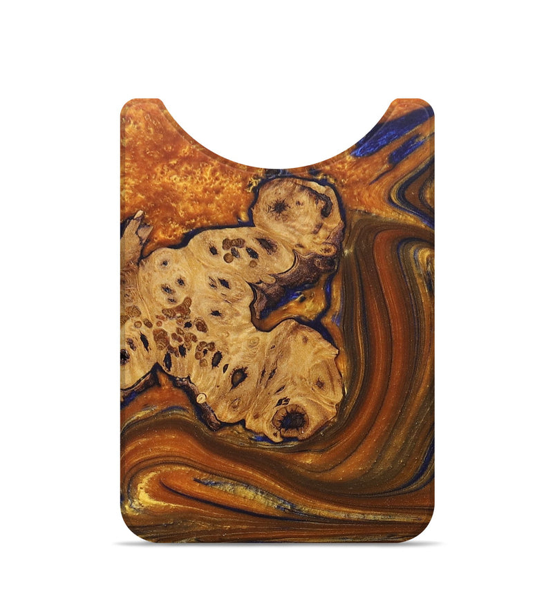 Live Edge Wood+Resin Wallet - Angelo (Red, 678276)