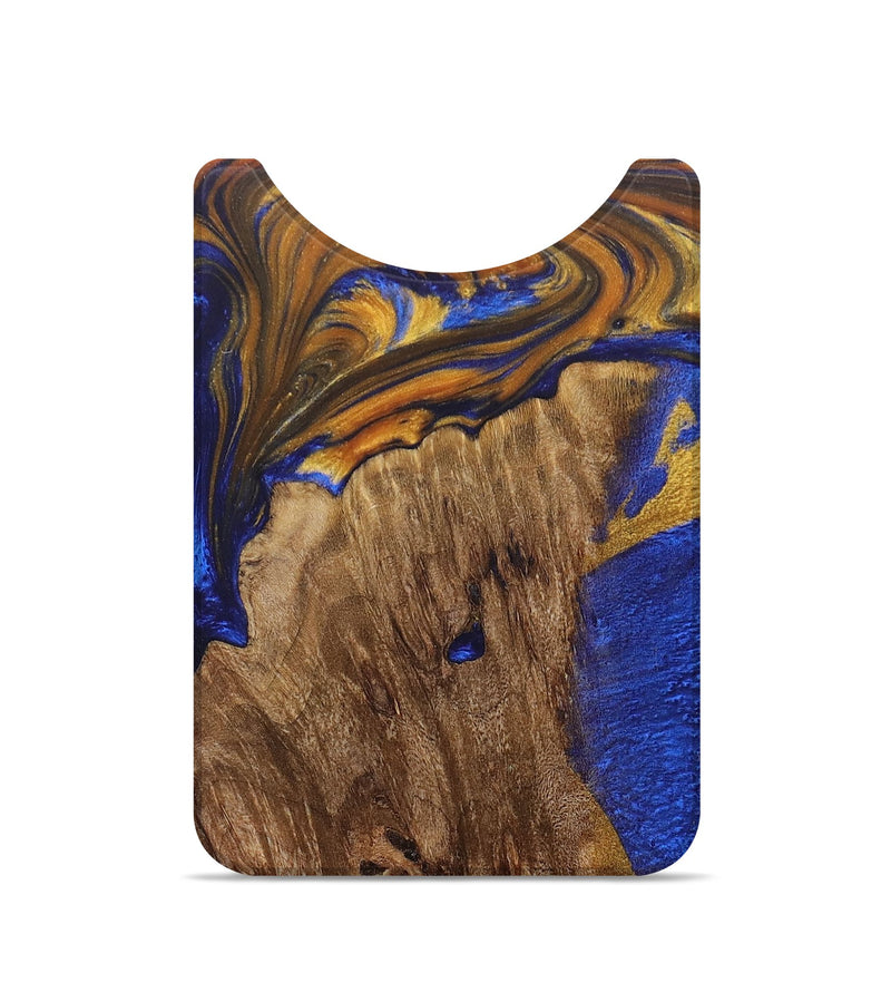 Live Edge Wood+Resin Wallet - Miley (Red, 678279)