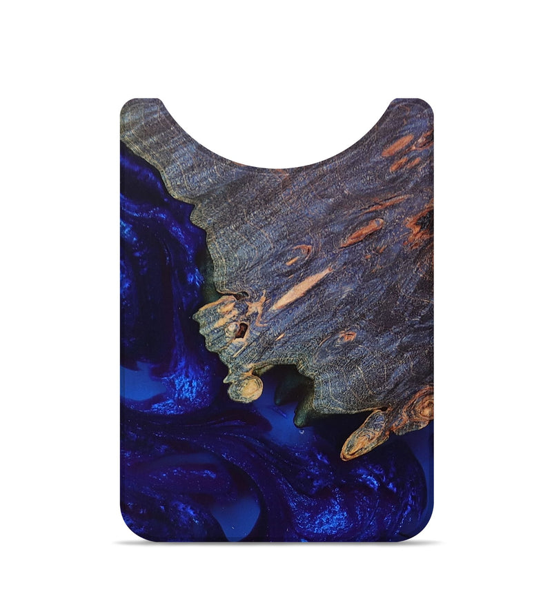Live Edge Wood+Resin Wallet - Darin (Blue, 678318)