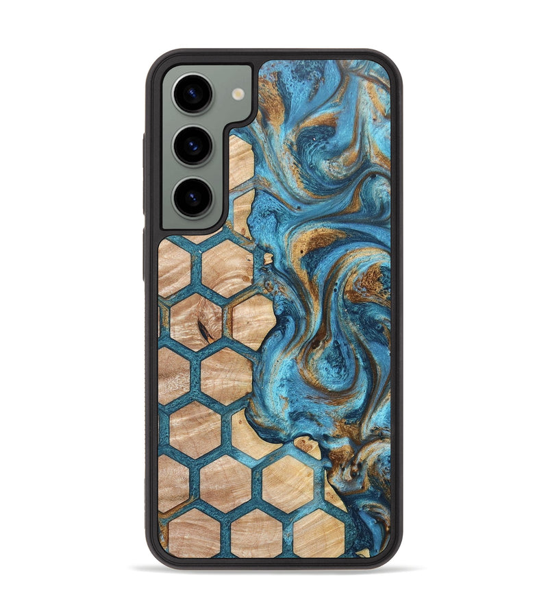 Galaxy S23 Plus Wood+Resin Phone Case - Ethan (Pattern, 678439)