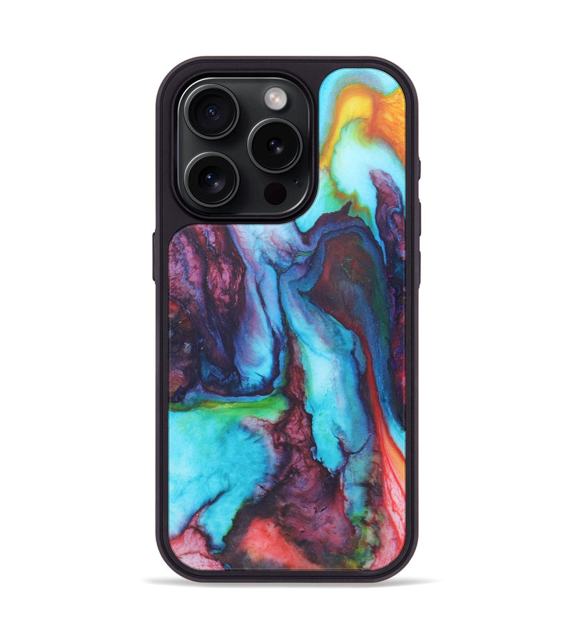 iPhone 15 Pro ResinArt Phone Case - Emily (Watercolor, 678467)