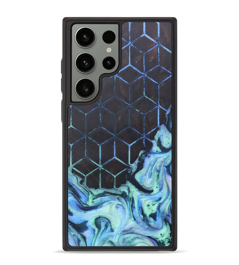 Galaxy S23 Ultra Wood+Resin Phone Case - Misty (Pattern, 678548)
