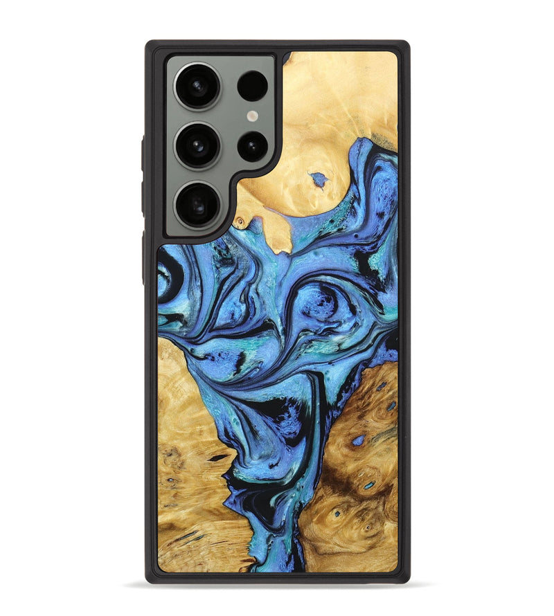 Galaxy S23 Ultra Wood+Resin Phone Case - Erin (Mosaic, 678649)