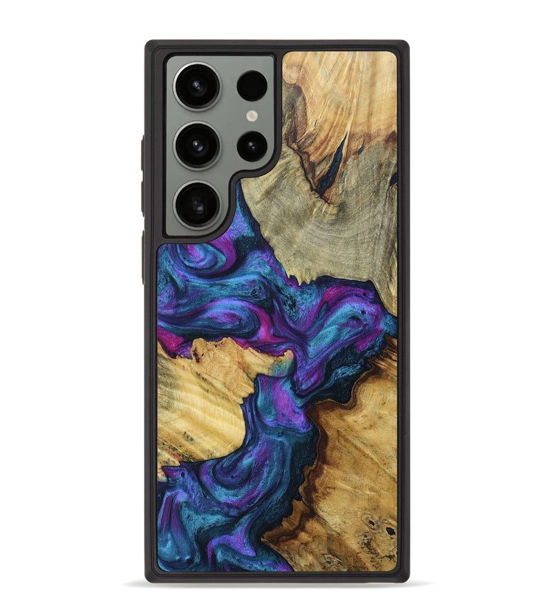 Galaxy S23 Ultra Wood+Resin Phone Case - Marion (Mosaic, 678668)