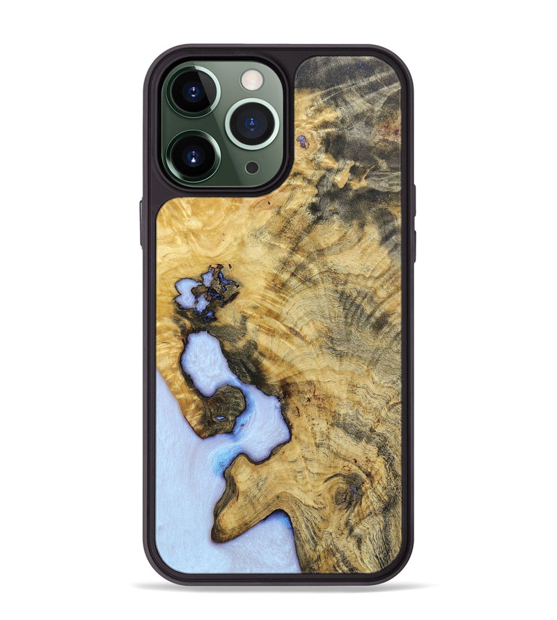 iPhone 13 Pro Max Wood+Resin Phone Case - Lloyd (Wood Burl, 678699)