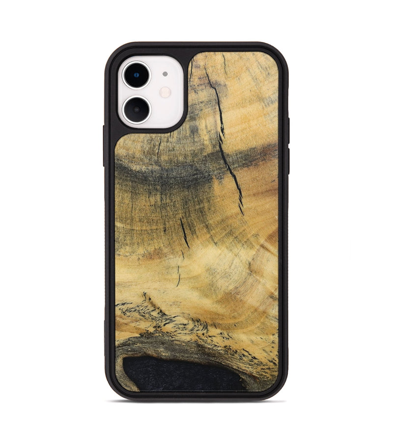 iPhone 11 Wood+Resin Phone Case - Mya (Wood Burl, 678711)