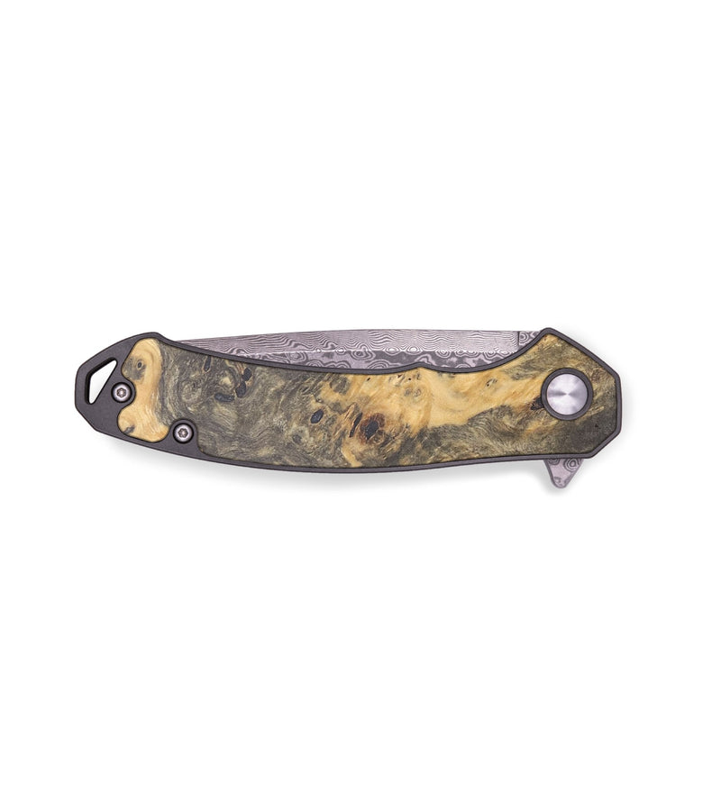 EDC  Pocket Knife - Olive (Wood Burl, 678785)