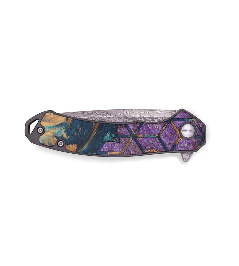 EDC Wood+Resin Pocket Knife - Bonita (Pattern, 678882)