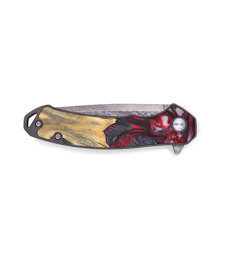 EDC Wood+Resin Pocket Knife - Kadence (Red, 678961)