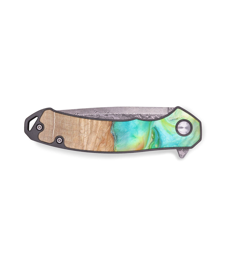 EDC Wood+Resin Pocket Knife - Cole (Watercolor, 678975)