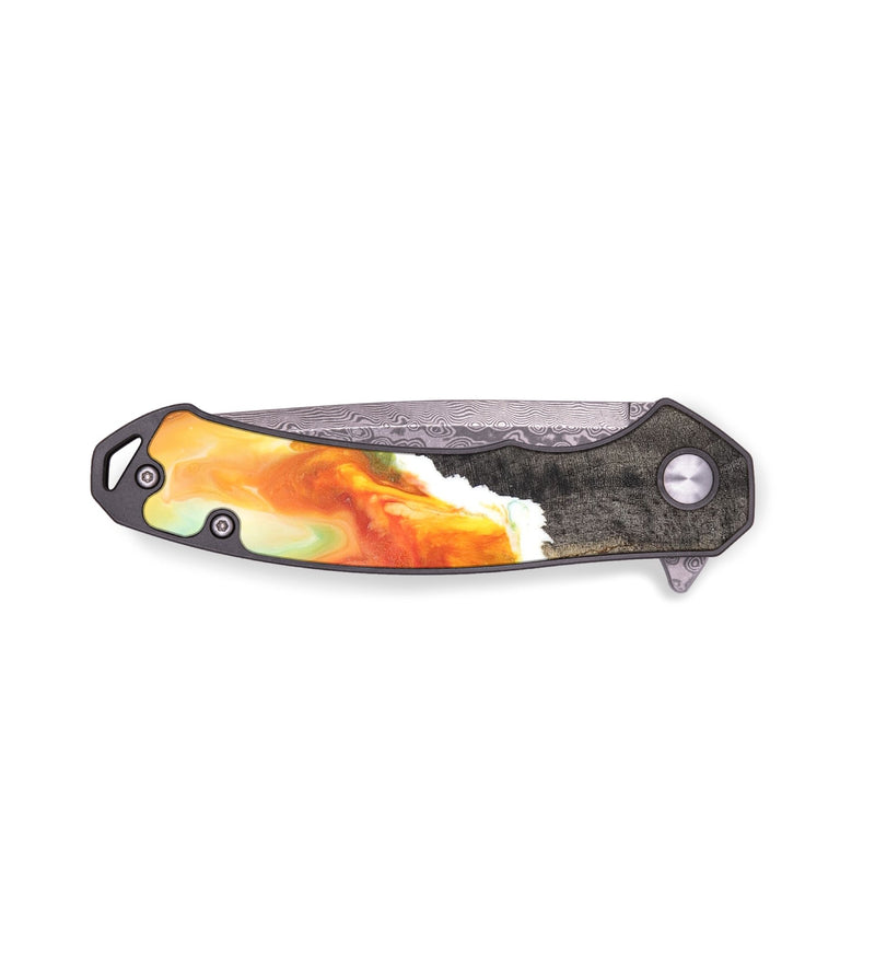 EDC Wood+Resin Pocket Knife - Don (Watercolor, 678979)