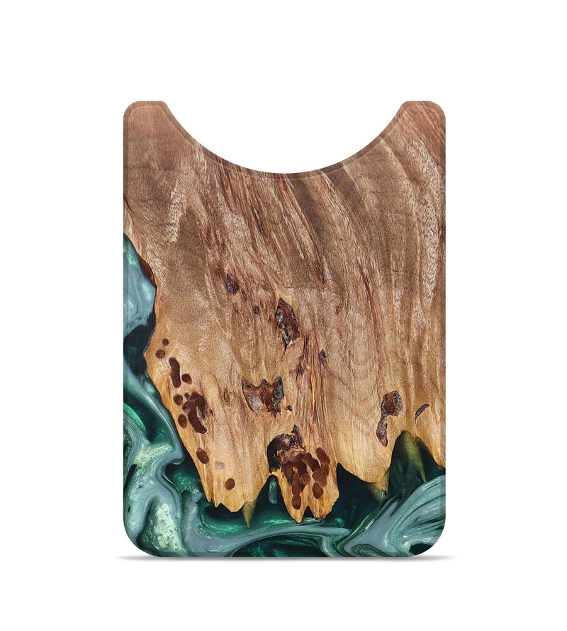 Live Edge Wood+Resin Wallet - Dillon (Green, 679065)