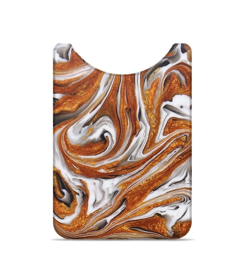 Live Edge ResinArt Wallet - Lorena (Black & White, 679075)