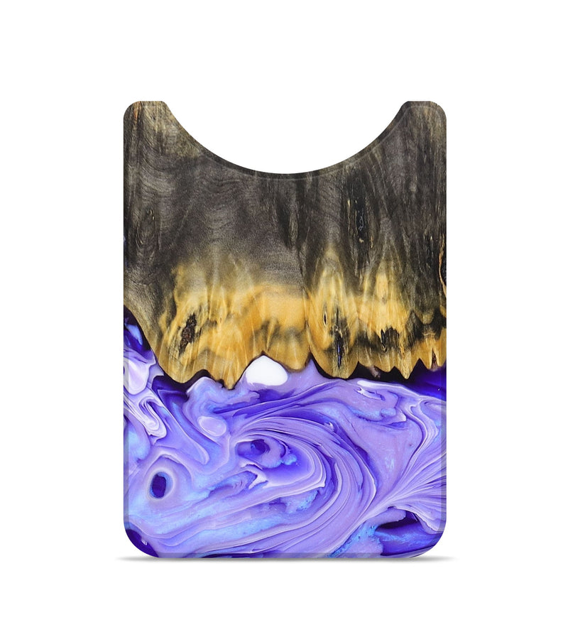 Live Edge Wood+Resin Wallet - Kennedi (Purple, 679078)