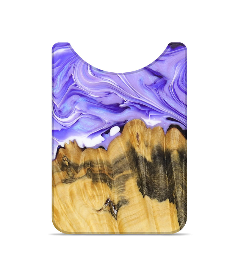 Live Edge Wood+Resin Wallet - Bennett (Purple, 679079)