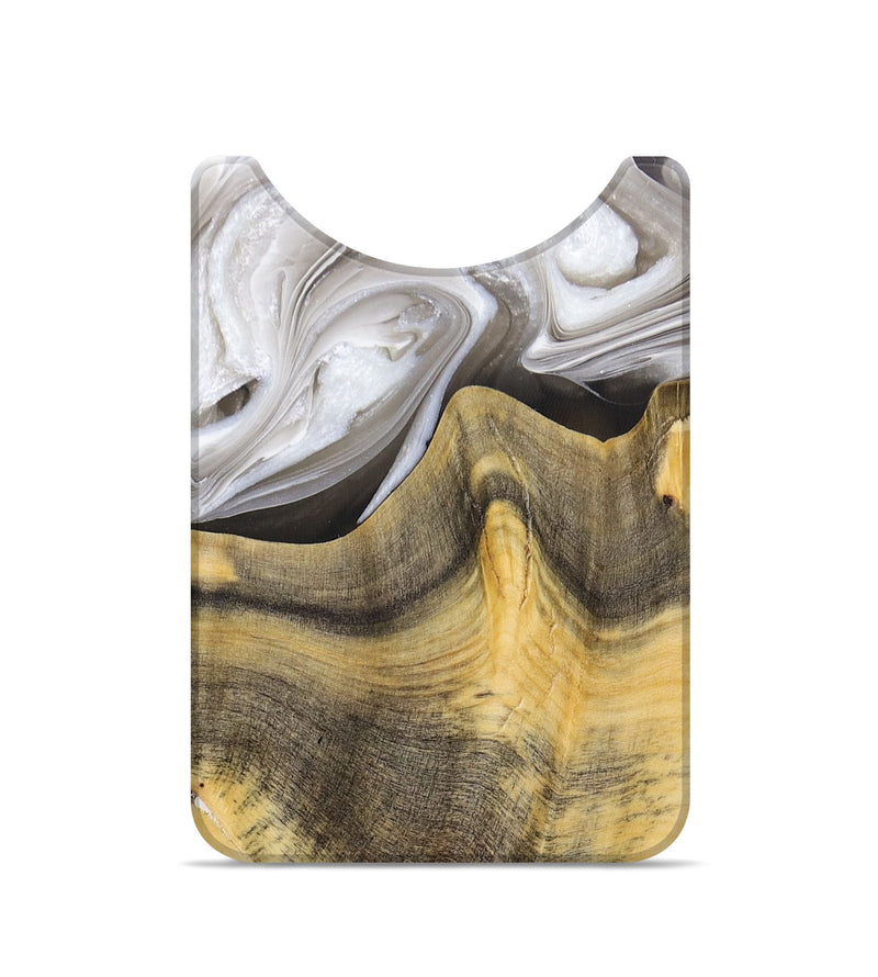Live Edge Wood+Resin Wallet - Rosa (Black & White, 679080)