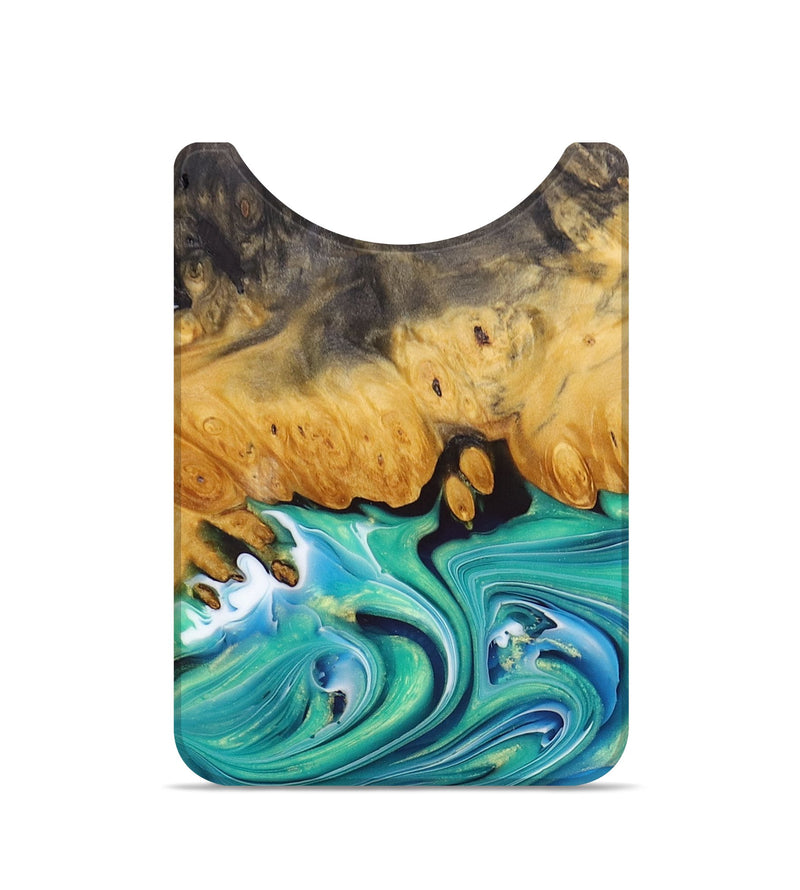 Live Edge Wood+Resin Wallet - Carroll (Green, 679087)