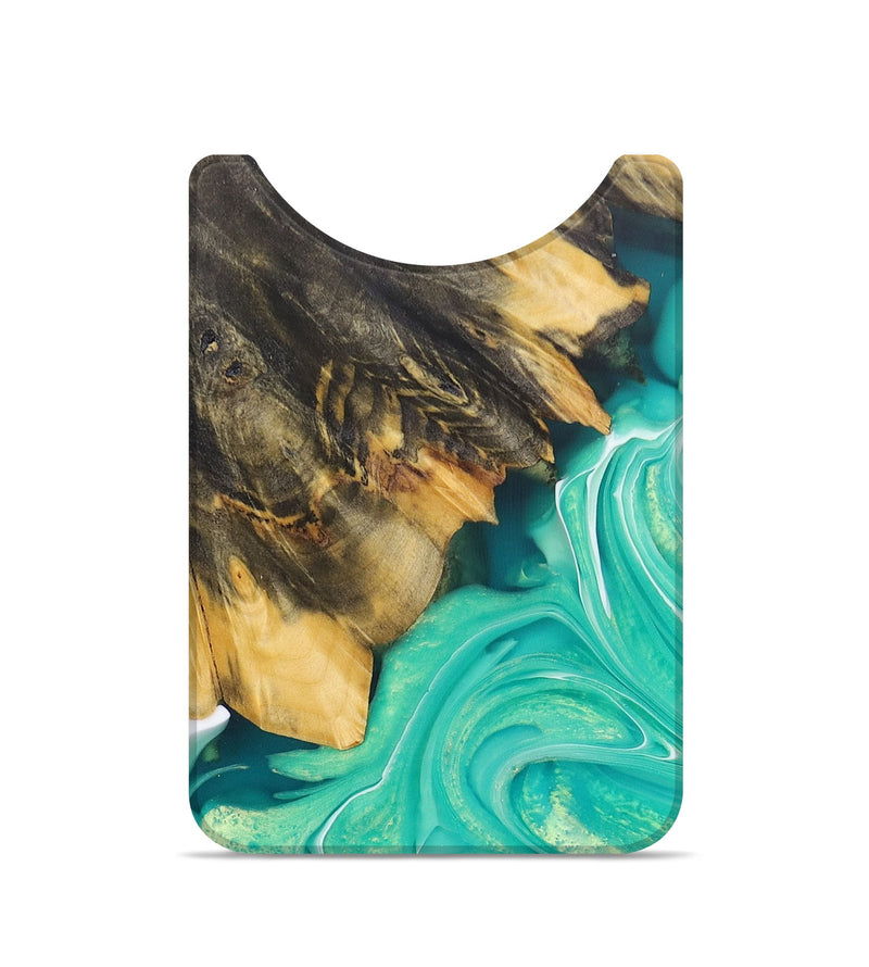 Live Edge Wood+Resin Wallet - Allen (Green, 679088)