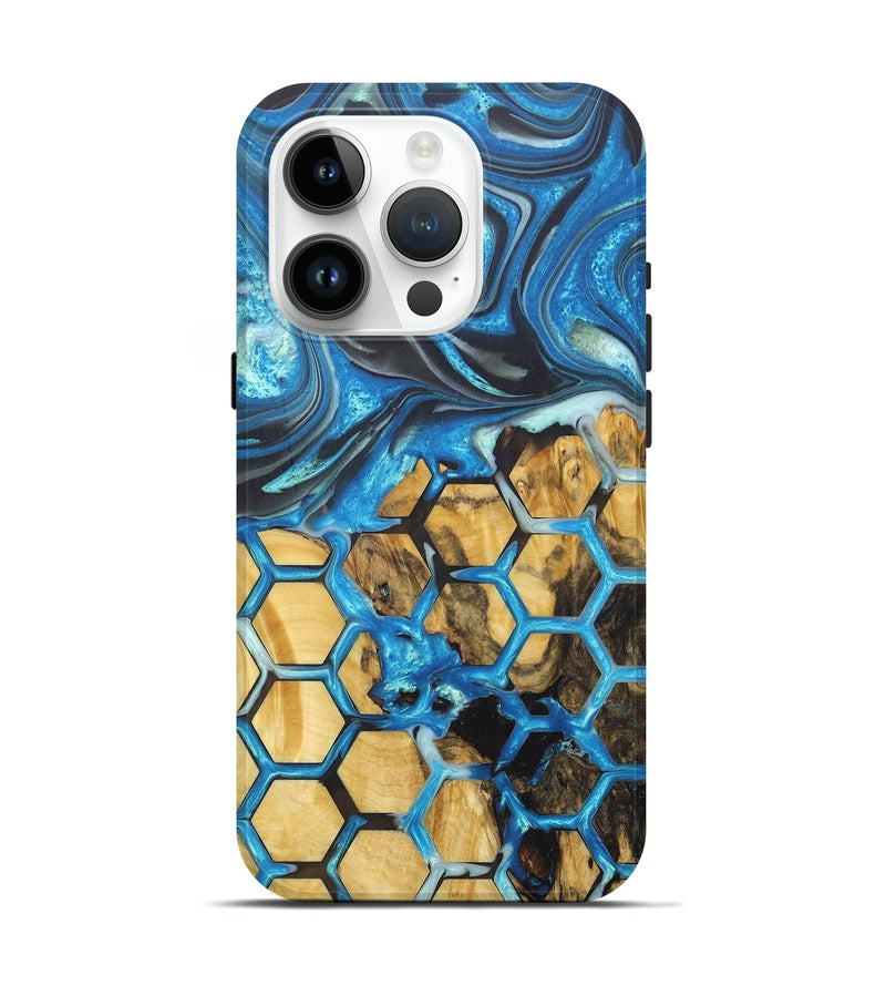 iPhone 15 Pro Wood+Resin Live Edge Phone Case - Peyton (Pattern, 679129)
