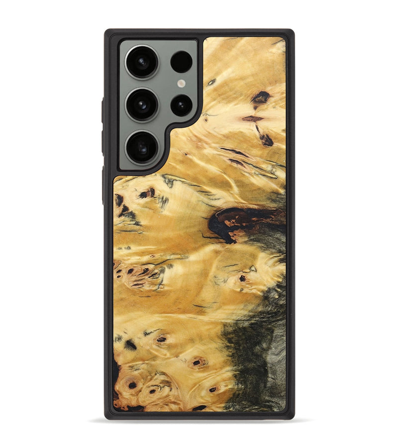 Galaxy S23 Ultra Wood+Resin Phone Case - Steve (Wood Burl, 679174)