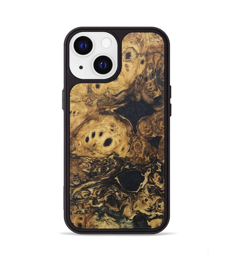 iPhone 13 Wood+Resin Phone Case - Jeffrey (Wood Burl, 679178)