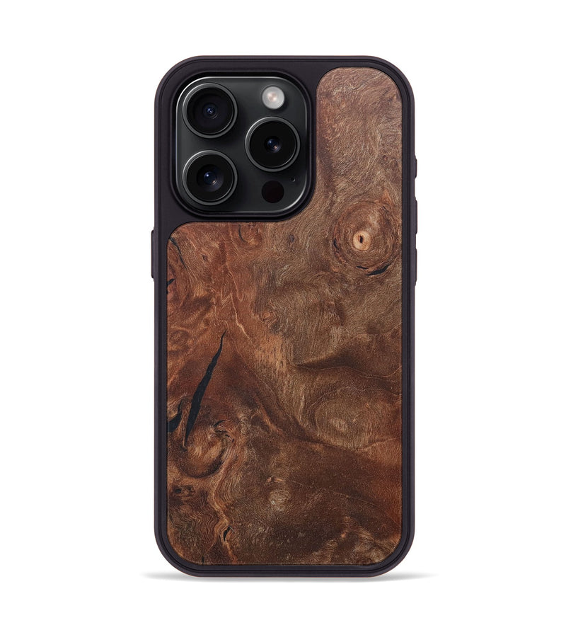 iPhone 15 Pro Wood+Resin Phone Case - Oaklynn (Wood Burl, 679182)