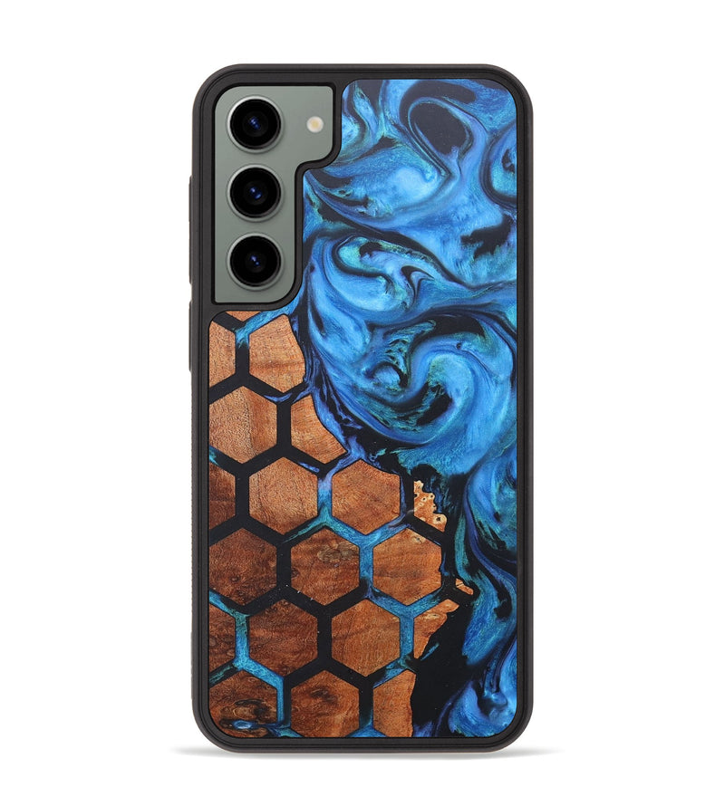 Galaxy S23 Plus Wood+Resin Phone Case - Fiona (Pattern, 679260)