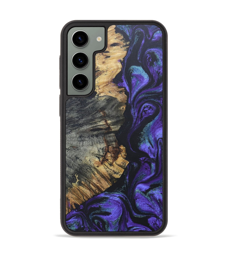 Galaxy S23 Plus Wood+Resin Phone Case - Tierra (Purple, 679321)