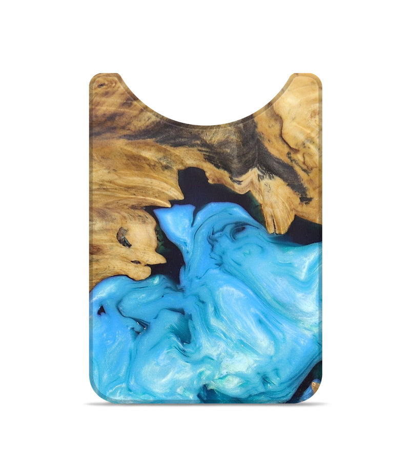 Live Edge Wood+Resin Wallet - Jensen (Blue, 679381)