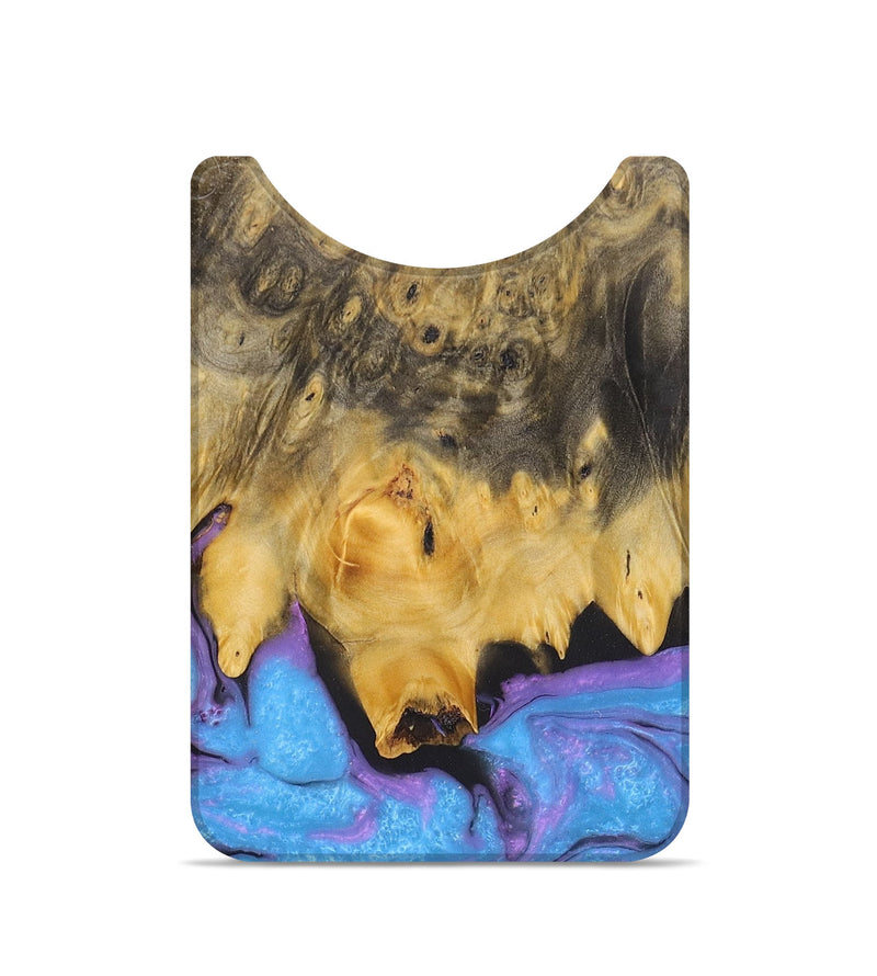 Live Edge Wood+Resin Wallet - Jase (Blue, 679387)